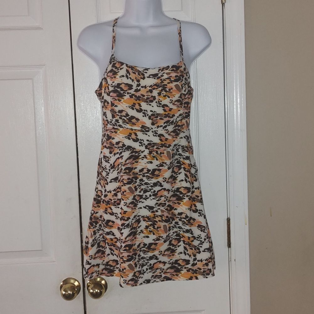 CALIA Performance Dress New Animal Unbleached  Sz XS  NWT